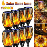 Led Solar Simulation Flame Lamps Waterproof Garden Decoration 1/2/4/8/12pcs 12